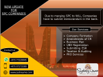 All SPC Companies have to submit memorandum in the bank