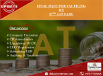 New Update for VAT Filing