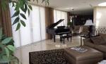 Modern Living Room Window Treatment Doral
